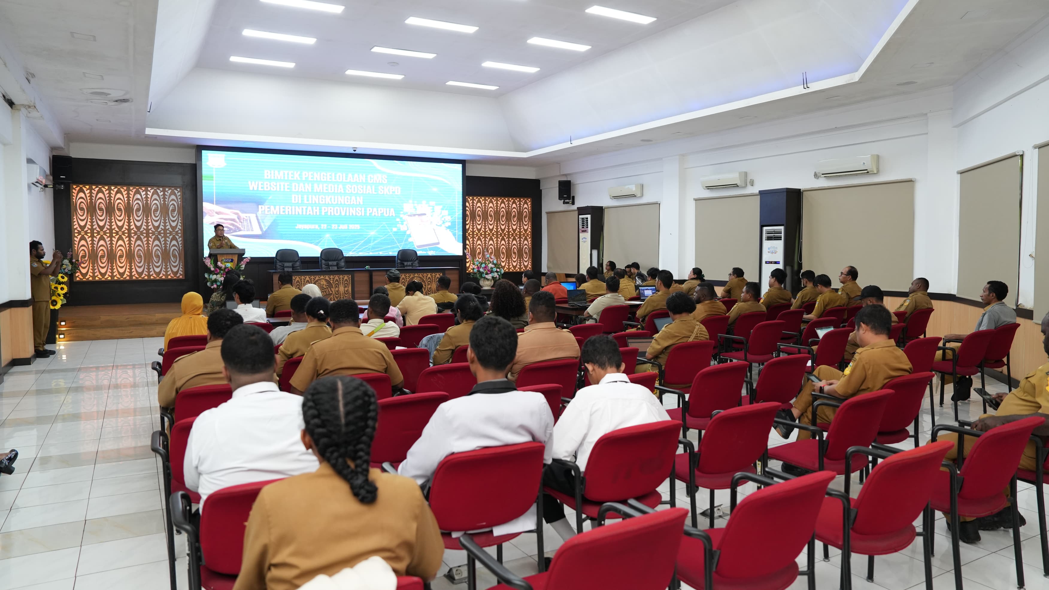 Bimbingan Teknis Pengelola Website dan Sosial Media OPD di Lingkungan Pemerintah Provinsi Papua